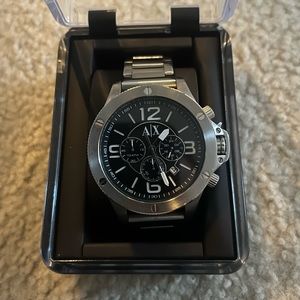 Armani Exchange Chronograph Stainless Steel Bracelet Watch 44mm